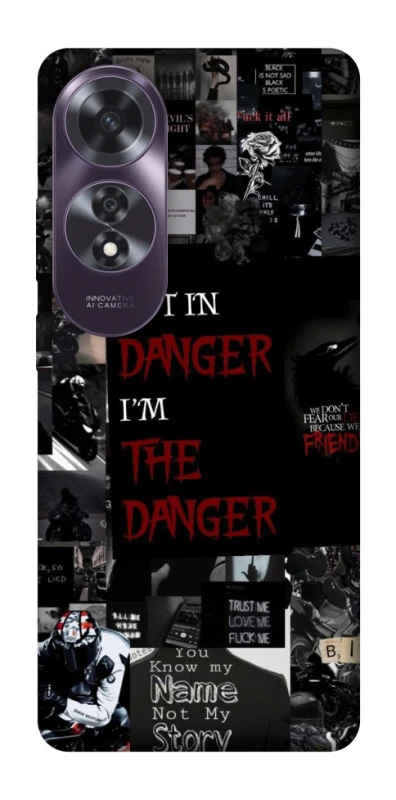 Чохол на Oppo A60 Danger collage фото 1 з 1