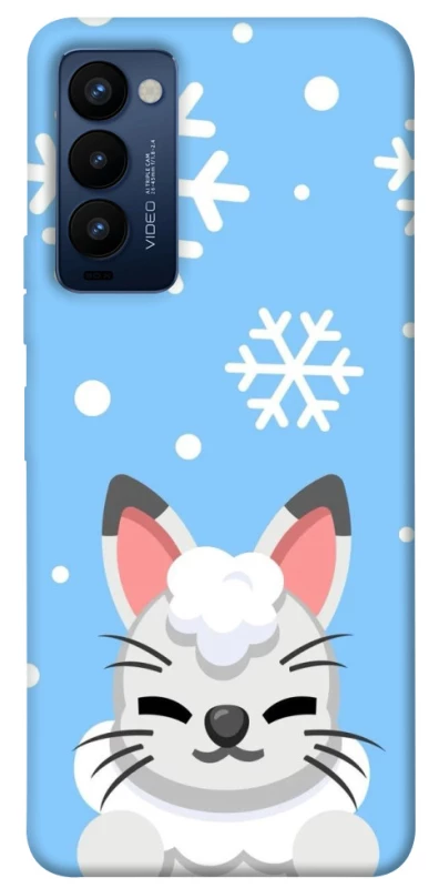 Чехол на TECNO Camon 18 Adopt Me Snow Kitty Smile фото 1 из 1