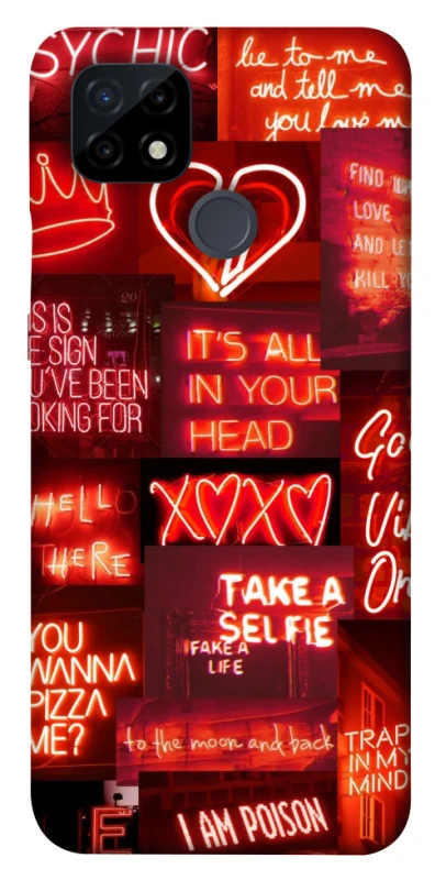 Чохол на Realme C21 Love collage ver.7 фото 1 з 1