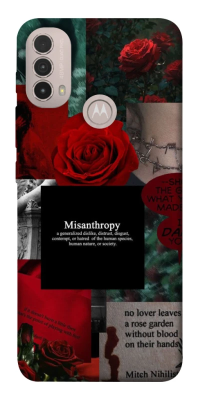 Чехол на Motorola Moto E40 Misanthropy фото 1 из 1