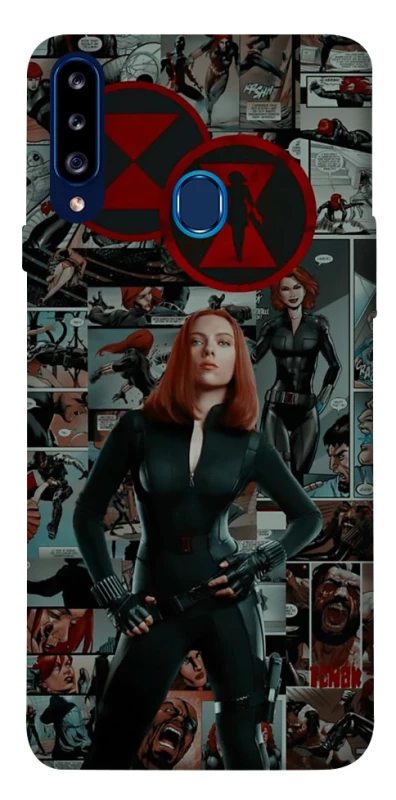 Чохол на Samsung Galaxy A20s Black Widow фото 1 з 1