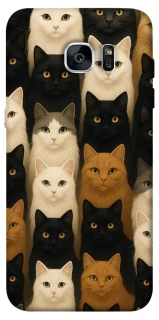 Чехол на Samsung G935F Galaxy S7 Edge Colorful Cat Collage фото 1 Чехол на Samsung G935F Galaxy S7 Edge Colorful Cat Collage фото 1 из 1