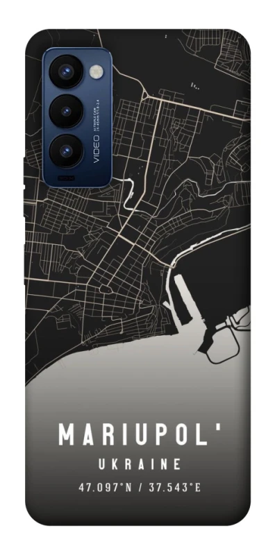 Чехол на TECNO Camon 18 Pro Mariupol map фото 1 из 1