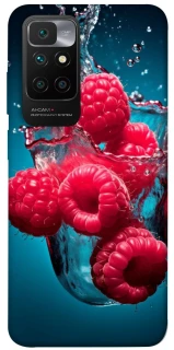 Чохол на Xiaomi Redmi 10 Малинка у воді фото 1 з 1