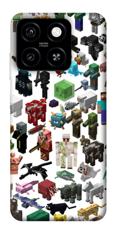 Чохол на ZTE Blade A55 4G Minecraft v4 фото 1 з 1