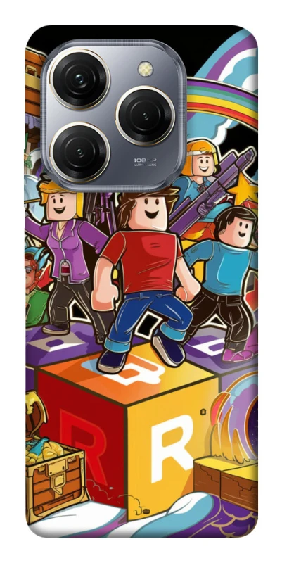 Чохол на TECNO Spark 20 Pro Roblox family фото 1 з 1