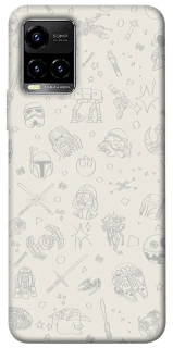 Чехол на Vivo Y21 / Y33s Star Wars background ver.1 фото 1 из 1