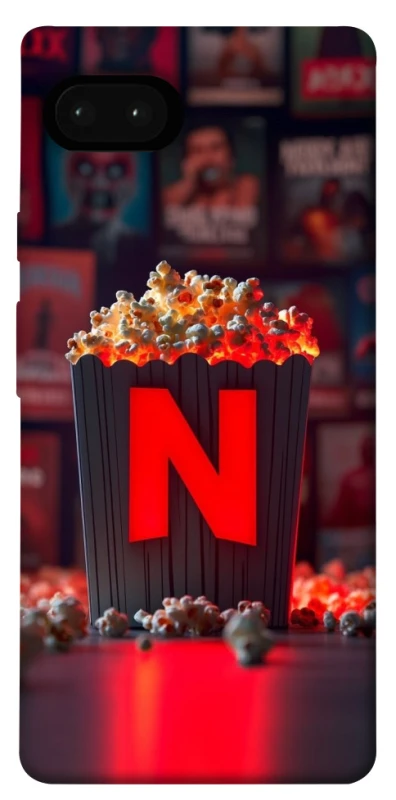 Чехол на Google Pixel 7a Netflix and popcorn фото 1 из 1