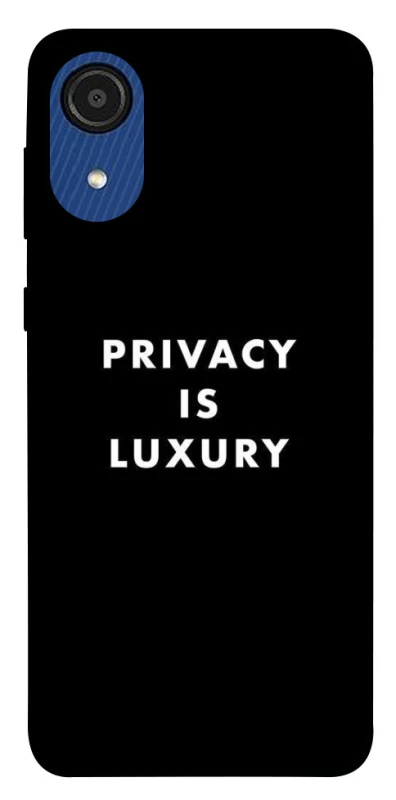 Чохол на Samsung Galaxy A03 Core Privacy is luxury фото 1 з 1