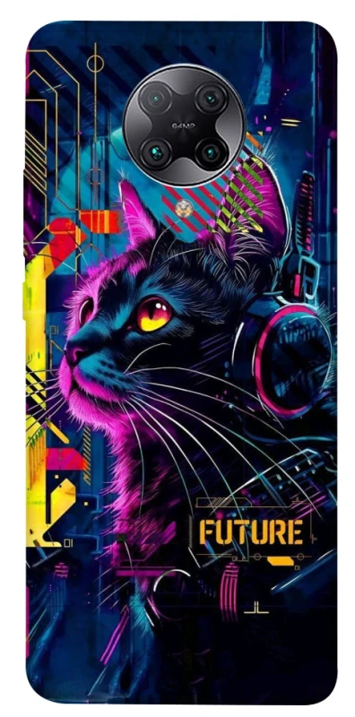Чехол на Xiaomi Redmi K30 Pro / Poco F2 Pro Cyber Cat v2 фото 1 из 1
