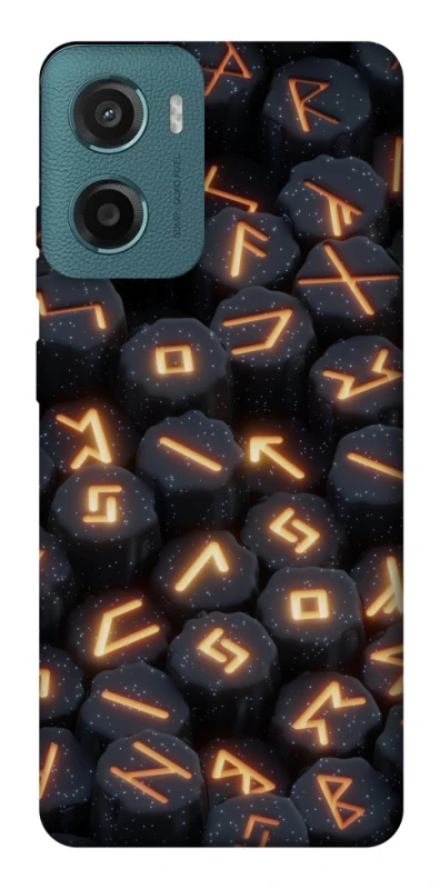 Чохол на Motorola Moto G06 Вогняні руни фото 1 з 1