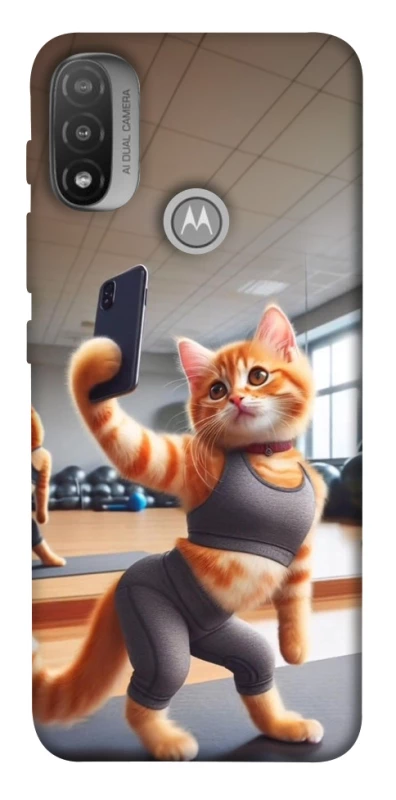 Чехол на Motorola Moto E20 Кошечка фото 1 из 1