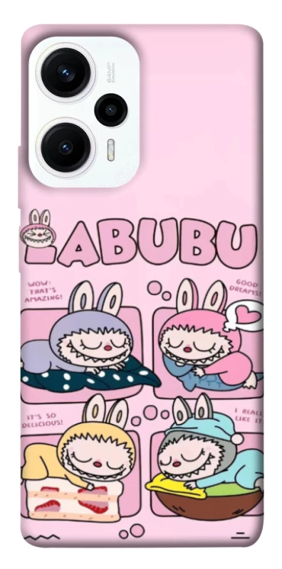 Чохол на Xiaomi Poco F5 / Note 12 Turbo Labubu Dreams Collage фото 1 з 1