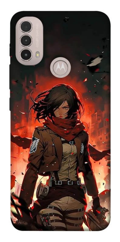 Чохол на Motorola Moto E40 Mikasa v2 фото 1 з 1
