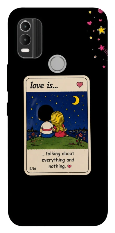 Чехол на Nokia C21 Plus Love is ver.6 фото 1 из 1