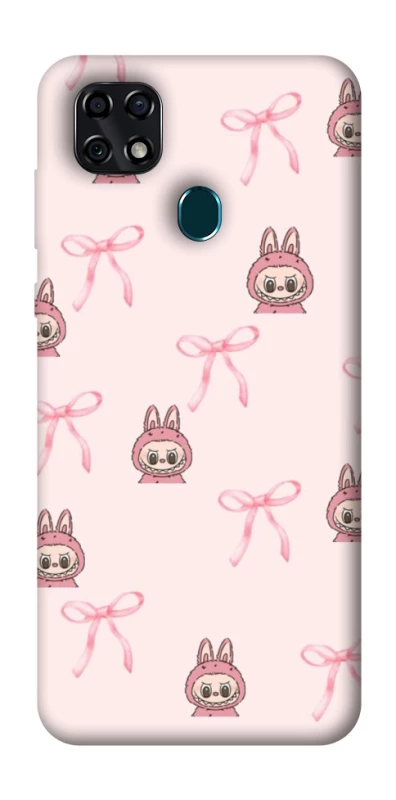 Чохол на ZTE Blade 20 Smart Pink bows and Labubus фото 1 з 1