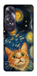 Чохол на Oppo A60 paint cat фото 1 з 1