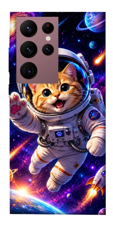 Чохол на Samsung Galaxy S22 Ultra Space Cat фото 1 з 1