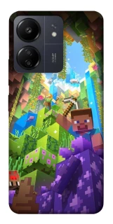 Чохол на Xiaomi Poco C65 Minecraft forever фото 1 з 1