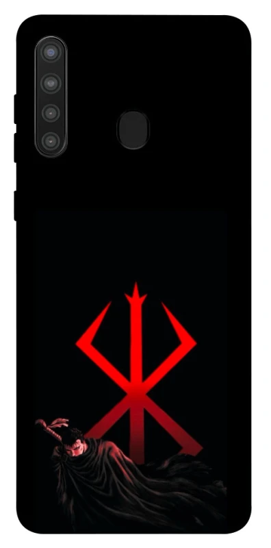 Чохол на Samsung Galaxy A21 Berserk Red Logo фото 1 з 1