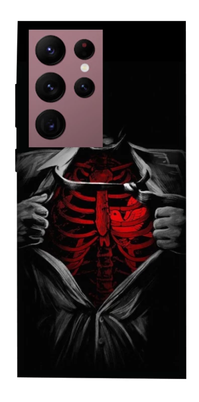 Чохол на Samsung Galaxy S22 Ultra Skeleton Heart фото 1 з 1