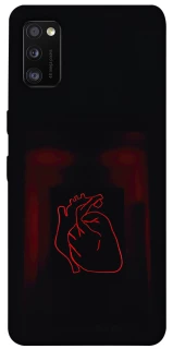 Чехол на Samsung Galaxy A41 Красное сердце фото 1 из 1
