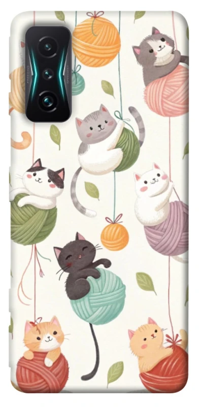 Чохол на Xiaomi Redmi K50 Gaming Funny Kittens фото 1 з 1
