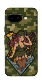 Чехол на Google Pixel 9a Military Waifu фото 1 Чехол на Google Pixel 9a Military Waifu фото 1 из 1