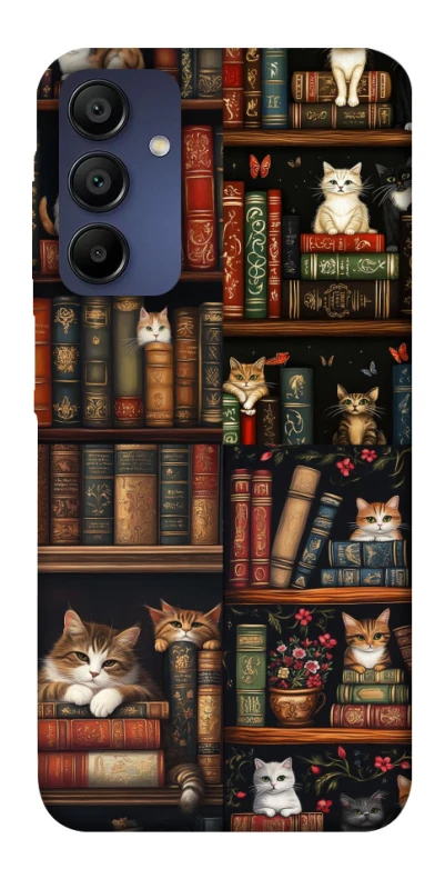 Чохол на Samsung Galaxy A15 4G/5G Cats & Books фото 1 з 1