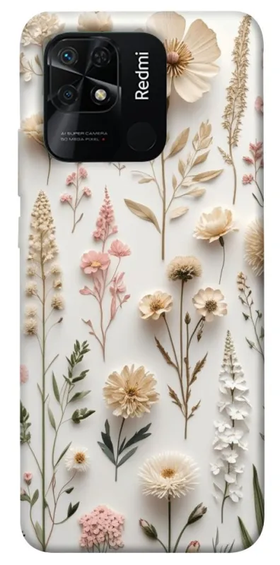Чохол на Xiaomi Redmi 10C Floral design ver.1 фото 1 з 1