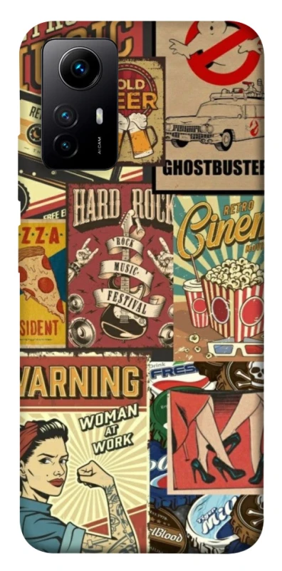 Чохол на Xiaomi Redmi Note 12S Retro collage ver.2 фото 1 з 1