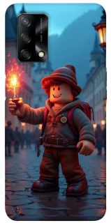 Чохол на Oppo A74 4G Roblox Fire Logo Blue Flames фото 1 з 1