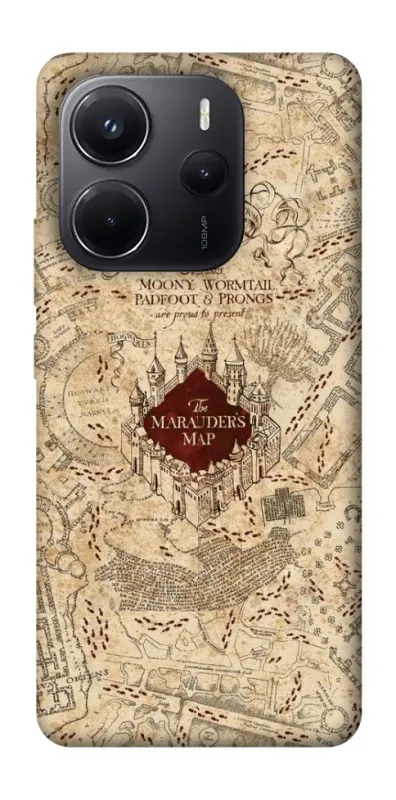 Чохол на Xiaomi Redmi Note 14 5G Marauders map фото 1 з 1