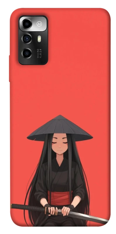 Чехол на ZTE Blade A72 Red samurai фото 1 из 1