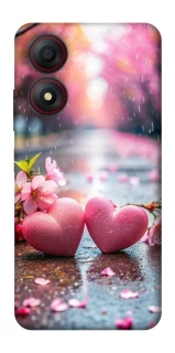 Чехол на ZTE Blade A34 4G Pink heart фото 1 из 1