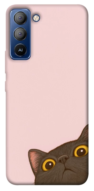Чохол на TECNO Pop 5 LTE Peeping cat фото 1 з 1