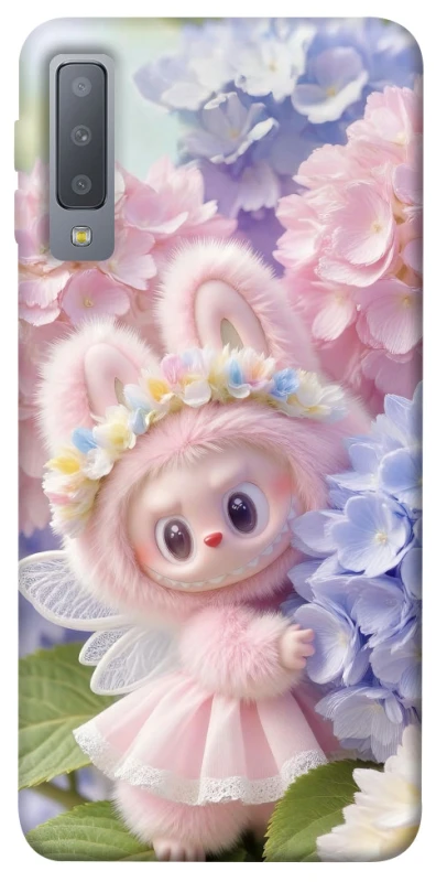 Чохол на Samsung A750 Galaxy A7 (2018) Labubu & Flowers ver.1 фото 1 з 1