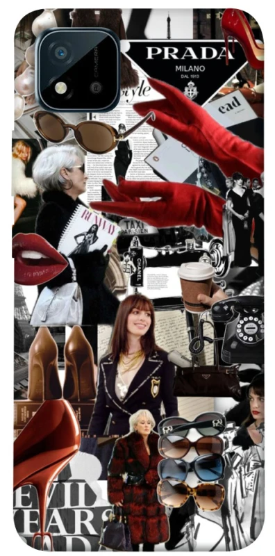 Чохол на Realme C20 Fashion collage ver.13 фото 1 з 1