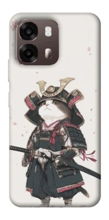 Чехол на Oppo A6 Samurai Cat Warrior фото 1 из 2