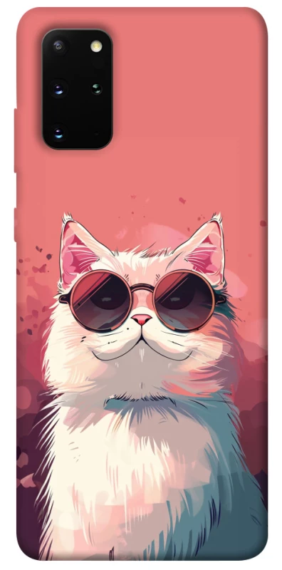 Чехол на Samsung Galaxy S20+ Сat with glasses фото 1 из 1