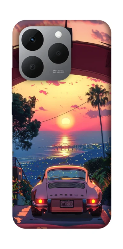 Чохол на Realme 15T Porsche at sunset фото 1 з 1