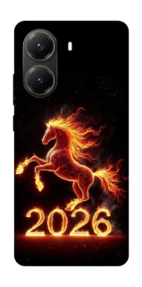 Чехол на Xiaomi Poco X7 Pro Red Fire Horse ver.1 фото 1 из 1