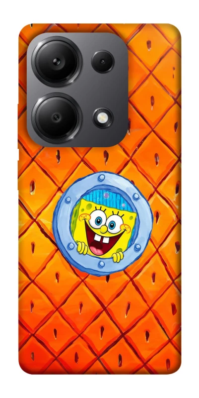 Чехол на Xiaomi Redmi Note 13 Pro 4G Дом Спанч Боба фото 1 из 1