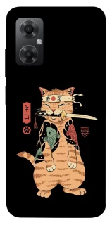 Чохол на Xiaomi Redmi Note 11R Кіт-самурай фото 1 з 1