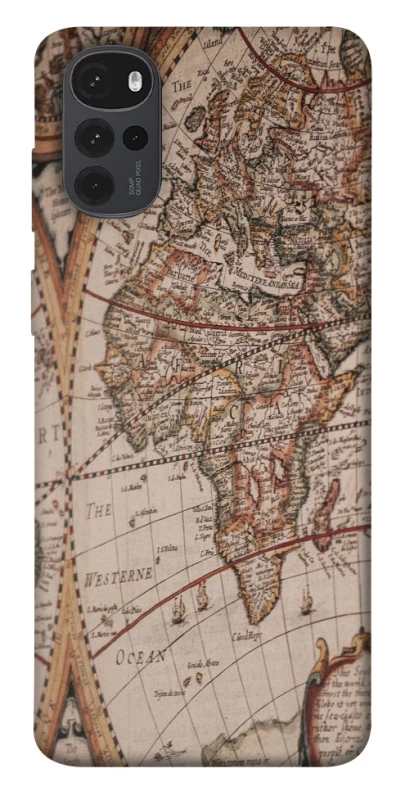 Чехол на Motorola Moto G22 Карта путешествий фото 1 из 1