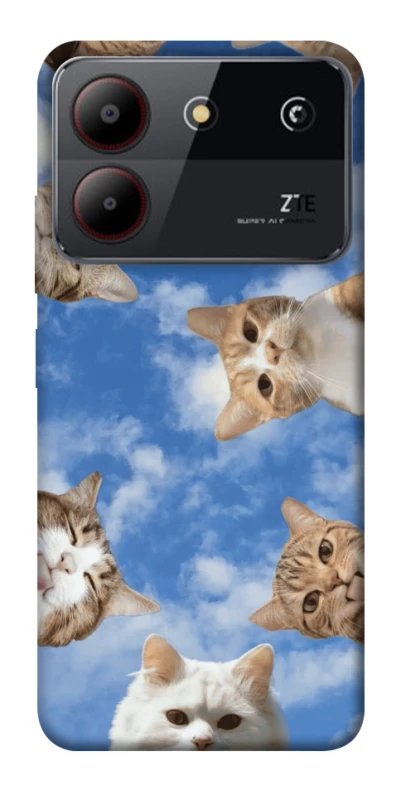 Чохол на ZTE Blade A54 4G Сats фото 1 з 1