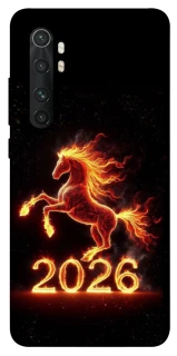 Чохол на Xiaomi Mi Note 10 Lite Red Fire Horse ver.1 фото 1 з 1