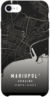 Чохол на Apple iPhone SE (2020) Mariupol map фото 1 з 1