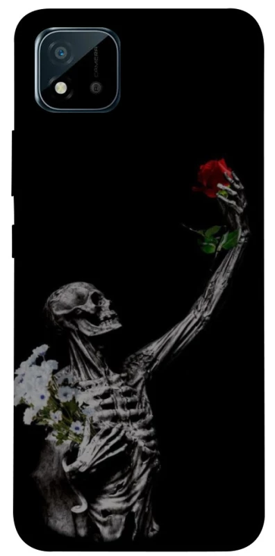 Чохол на Realme C11 (2021) Skeleton vs Rose фото 1 з 1