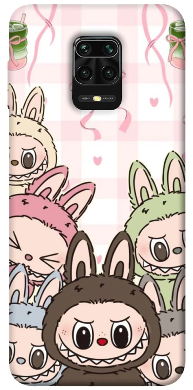 Чохол на Xiaomi Redmi Note 9s / Note 9 Pro / Note 9 Pro Max All Labubu 2 фото 1 з 1